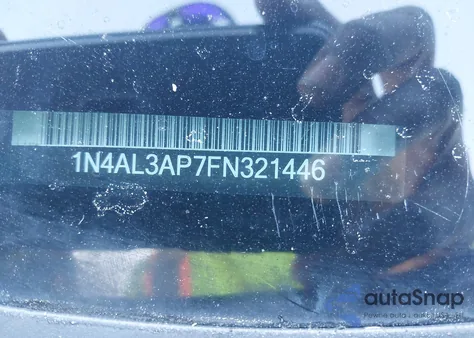 2015 Nissan Altima 2.5/2.5 S/2.5 Sl/2.5 Sv из США, поврежденный, VIN 1N4AL3AP7FN321446